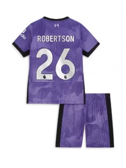 Liverpool Andrew Robertson #26 Dječji Rezervni Dres kompleti 2023-24 Kratak Rukavima (+ kratke hlače)
